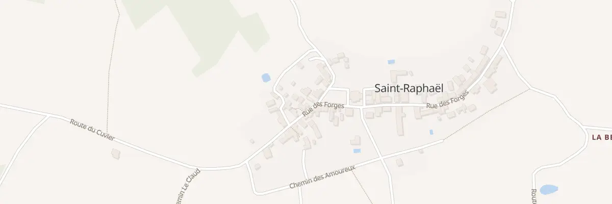 Plan du 5 Rue des Forges à Saint-Raphaël