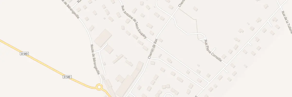 Plan du 1 Rue Antoine de Saint-exupéry à Sacquenville