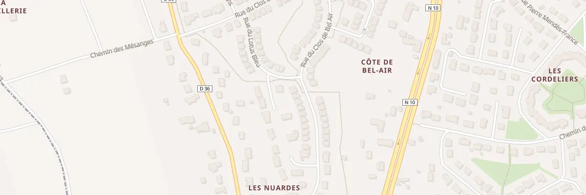 Plan du 25 Rue des Nuardes à Saint-Ouen