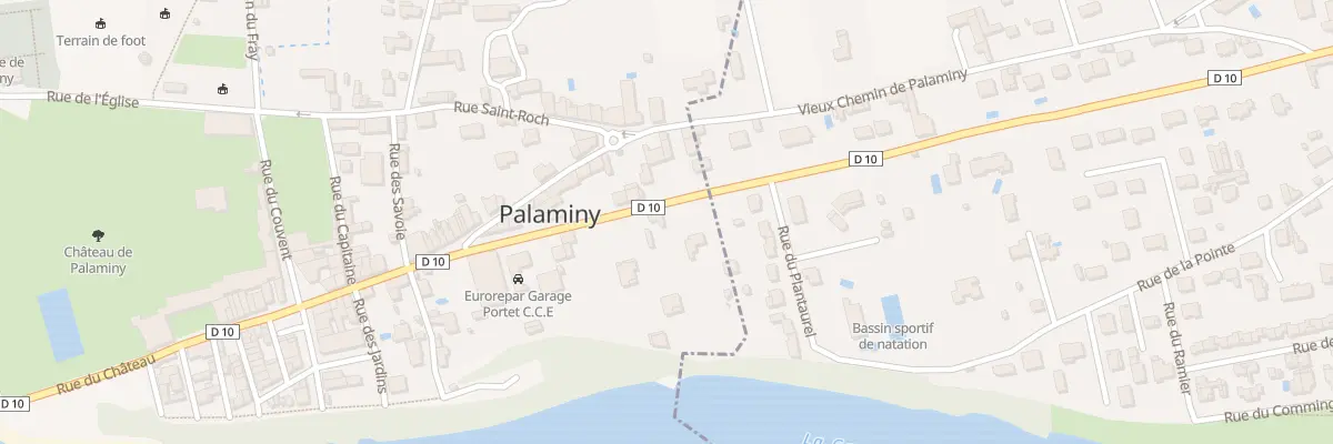 Plan du 224 Av de Cazères à Palaminy