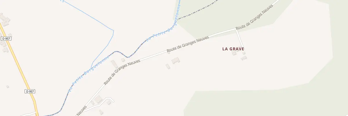 Plan du 5045 La Grave à Montbarla
