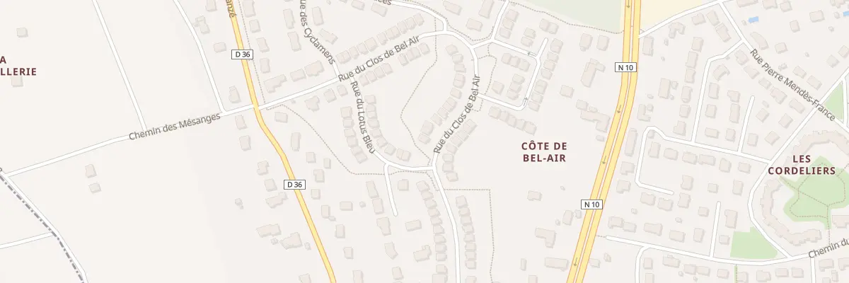 Plan du 48 Rue du Clos de Bel Air à Saint-Ouen