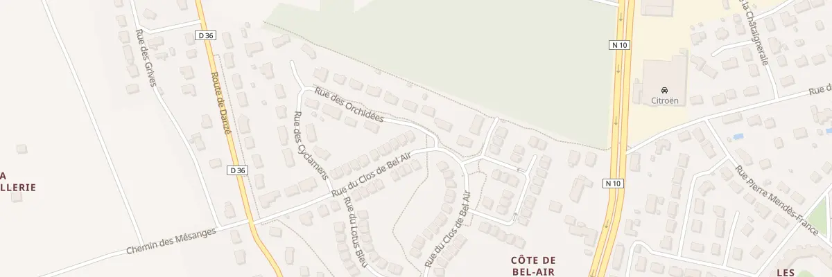Plan du 27 Rue du Clos de Bel Air à Saint-Ouen