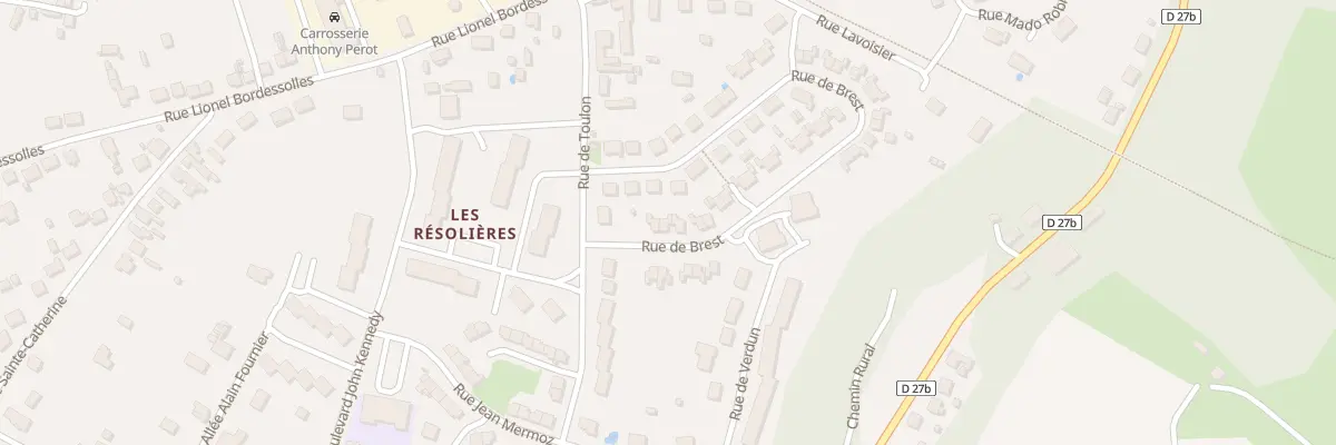 Plan du 3 Rue de Brest au Blanc