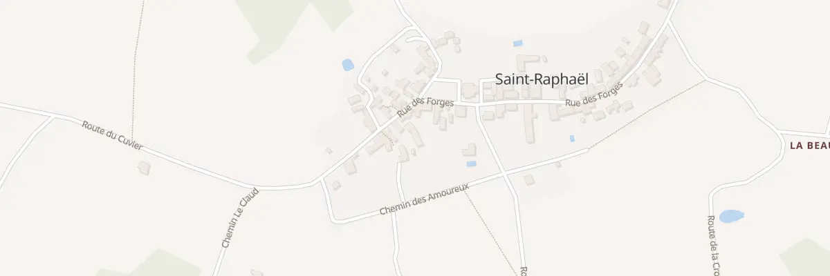 Plan du 8 Rue des Forges à Saint-Raphaël