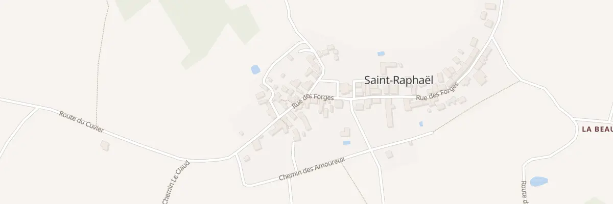 Plan du 12 Rue des Forges à Saint-Raphaël