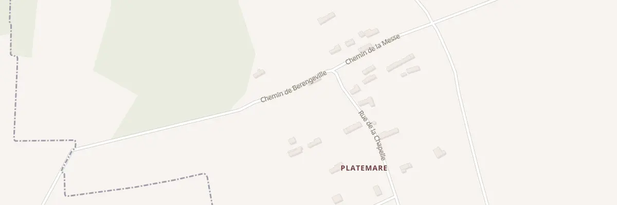Plan du 2B Rue de la Chapelle à Houetteville