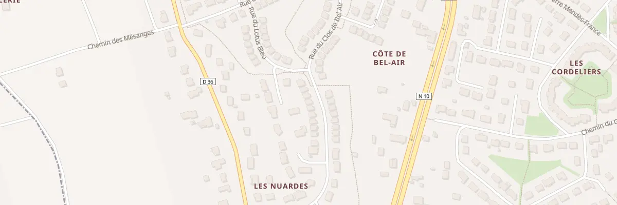Plan du 21 Rue des Nuardes à Saint-Ouen