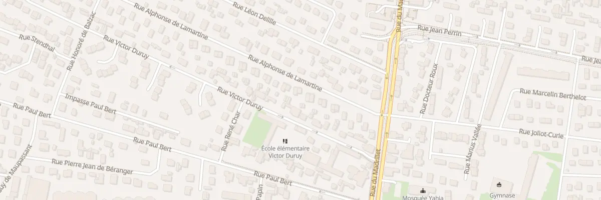 Plan du 21 Rue Lamartine à Saint-Étienne-du-Rouvray