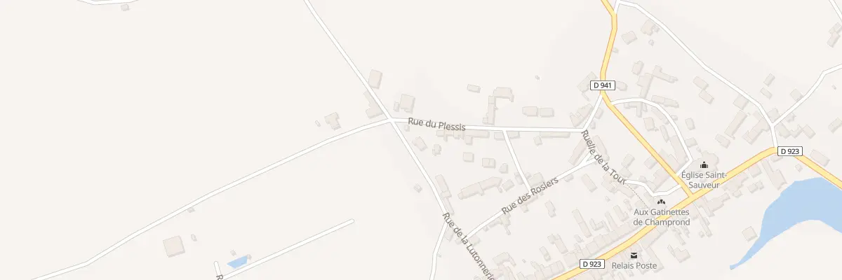 Plan du 7 Rue du Plessis à Champrond-en-Gâtine