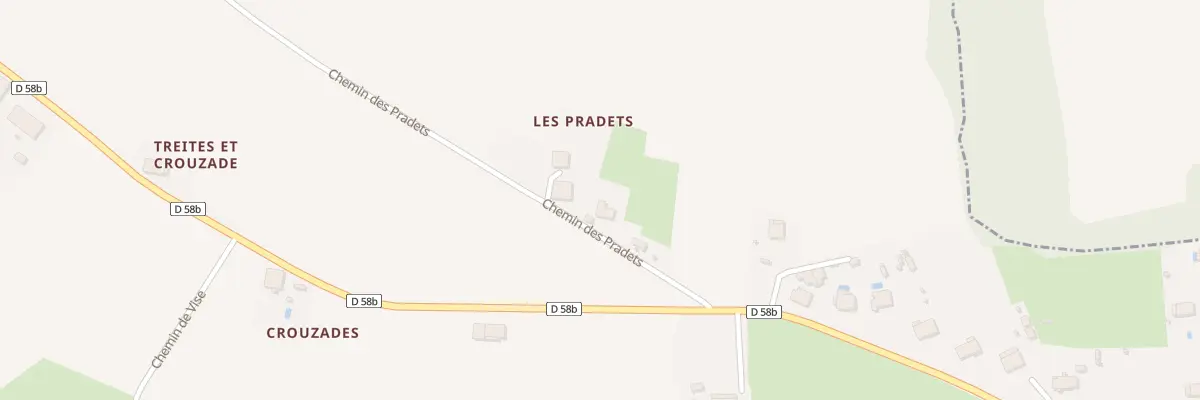 Plan du 935 Che des Pradets à Plagnole