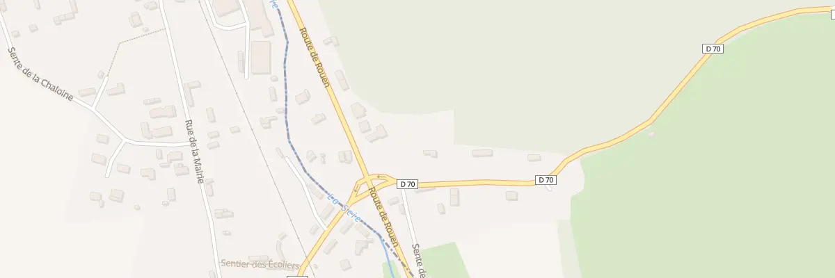 Plan du 58 Rte des Côteaux à Tourville-sur-Arques