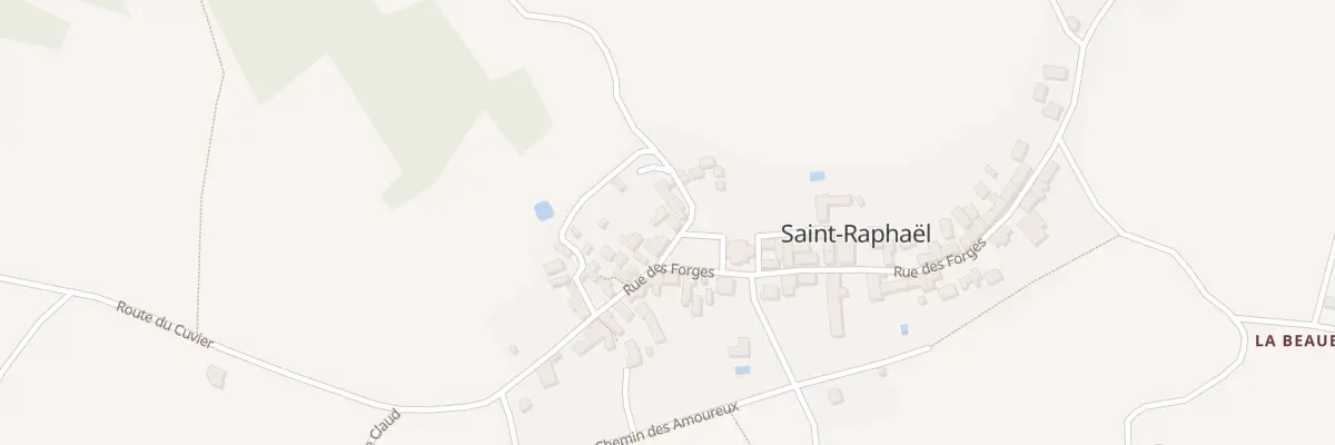 Plan du 3 Che de la Bergère à Saint-Raphaël