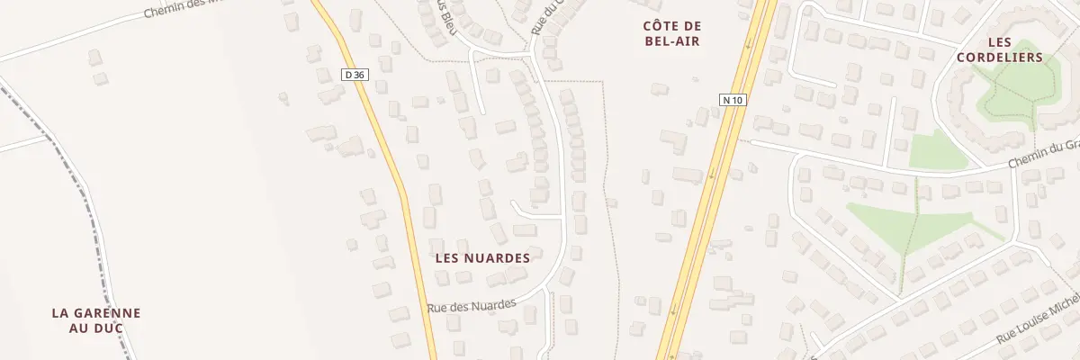 Plan du 9 Rue des Nuardes à Saint-Ouen