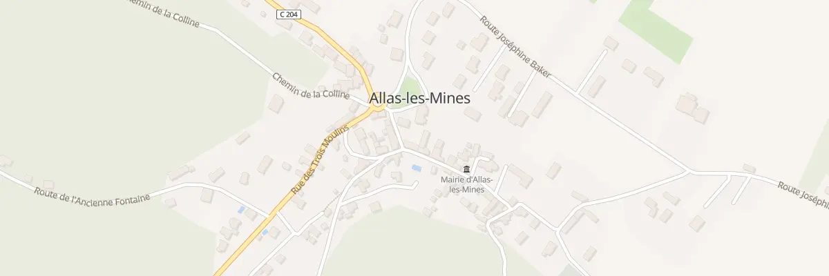 Plan du 11 Les Gourgues à Allas-les-Mines