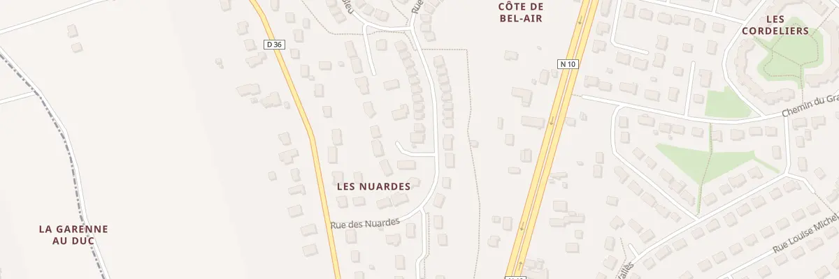 Plan du 7 Rue des Nuardes à Saint-Ouen