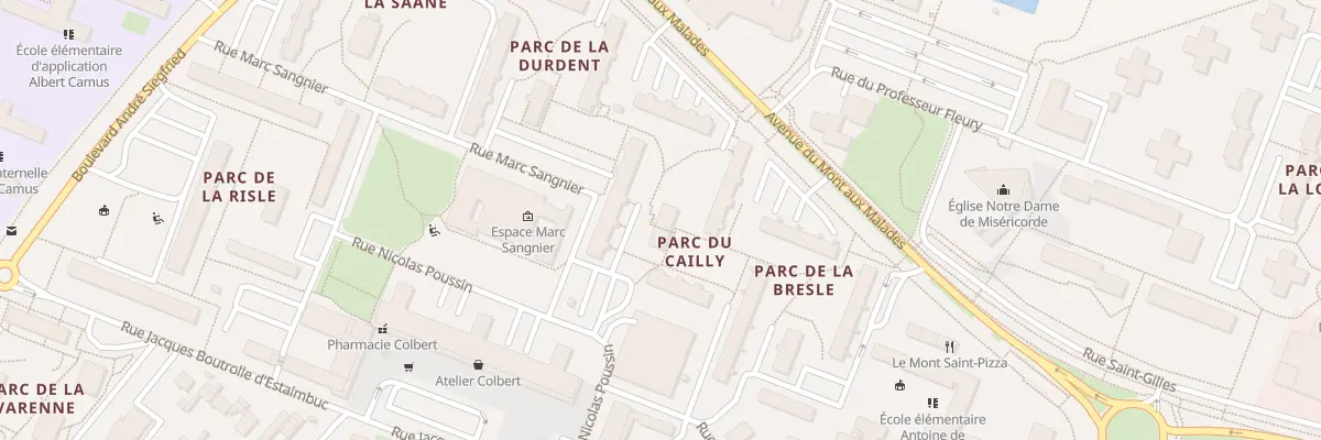 Plan du 8 Parc du Cailly à Mont-Saint-Aignan