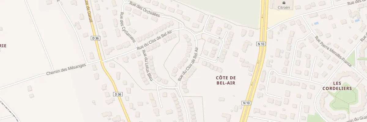 Plan du 38 Rue du Clos de Bel Air à Saint-Ouen