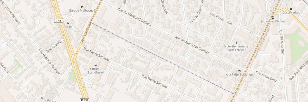 Plan du 11 Vc Allee des Camelias à Rouen