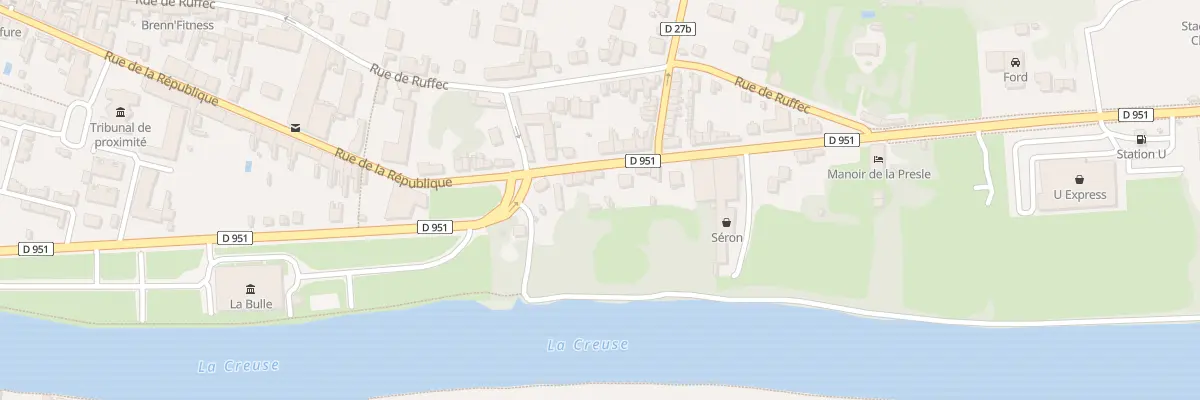 Plan du 78 Rue de la République au Blanc
