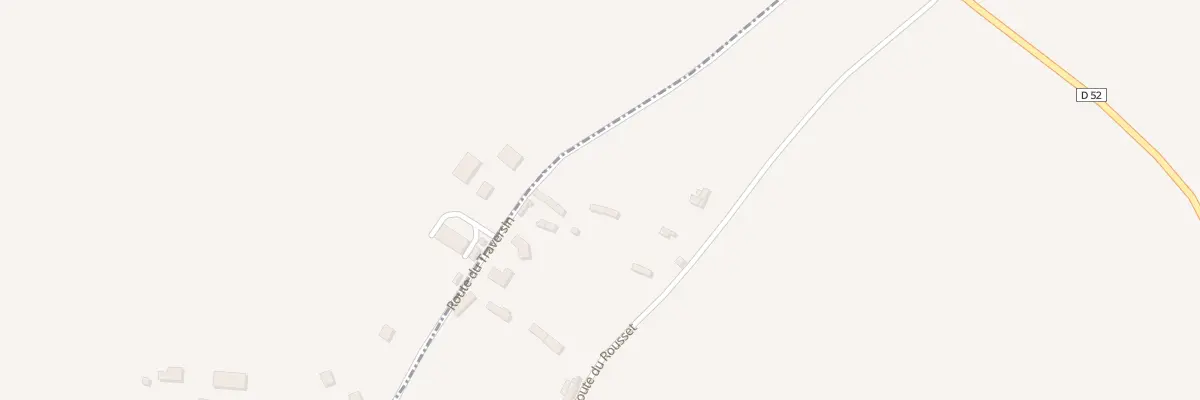 Plan du 1 Rte du Traversin à Canappeville