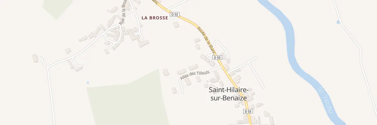 Plan du 4 All des Tilleuls à Saint-Hilaire-sur-Benaize
