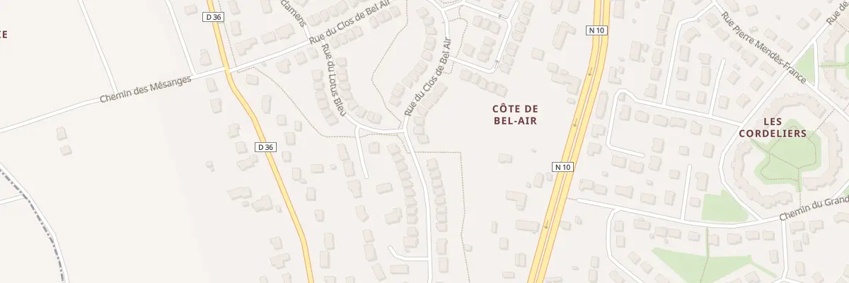 Plan du 53 Rue du Clos de Bel Air à Saint-Ouen
