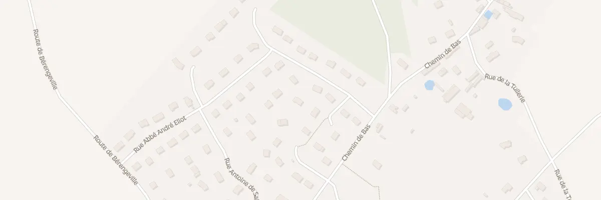 Plan du 9 Rue Abbe Andre Eliot à Sacquenville