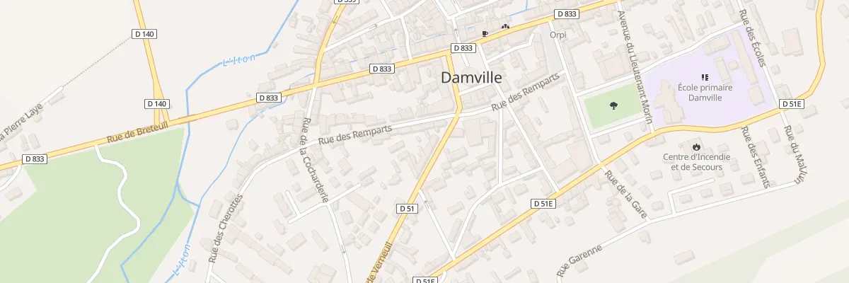 Plan du 27 Rue de Verneuil à Mesnils-sur-Iton