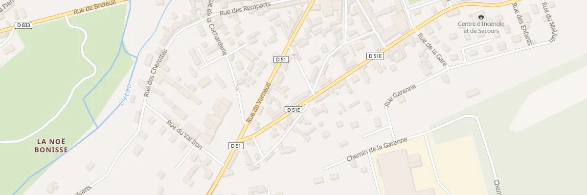 Plan du 11 Rue du Bel Air à Mesnils-sur-Iton
