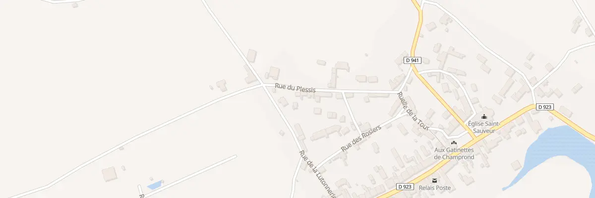 Plan du 5 Rue du Plessis à Champrond-en-Gâtine