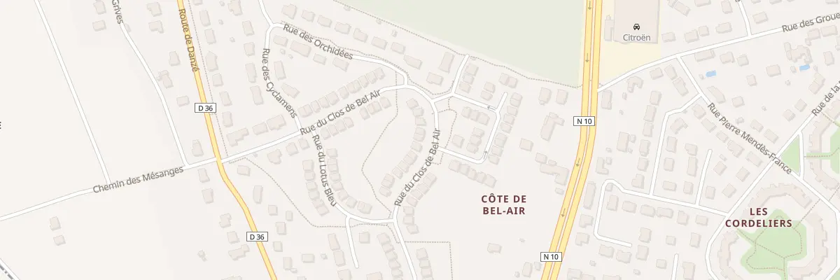 Plan du 32 Rue du Clos de Bel Air à Saint-Ouen