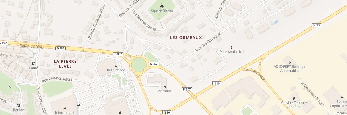 Plan du 885 Rue du Roi Henri à Vendôme