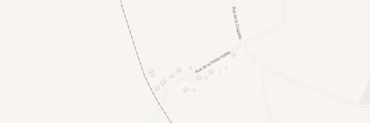 Plan du 2 Rue de la Petite Vallée à Houetteville