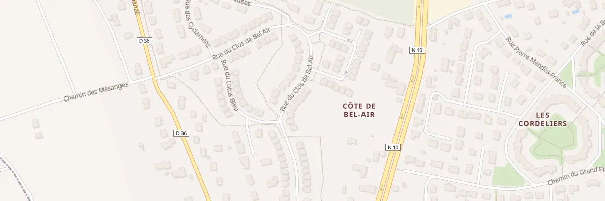 Plan du 43 Rue du Clos de Bel Air à Saint-Ouen