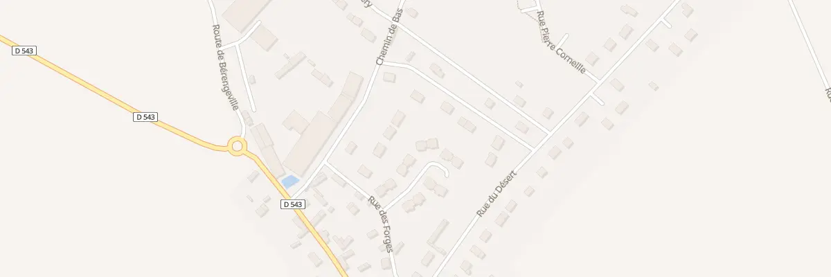 Plan du 9 Rue des Routieux à Sacquenville