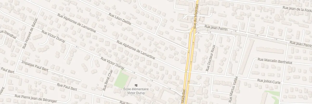 Plan du 6 Rue Lamartine à Saint-Étienne-du-Rouvray