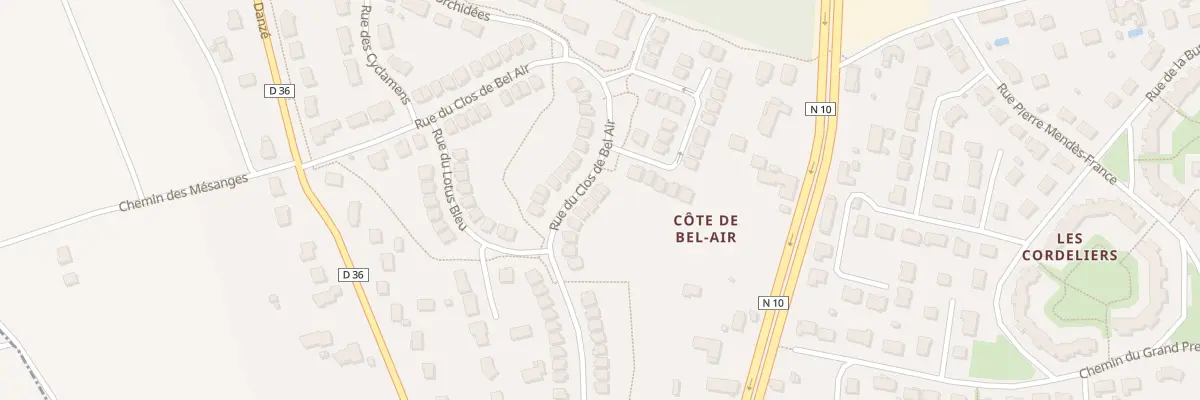 Plan du 41 Rue du Clos de Bel Air à Saint-Ouen