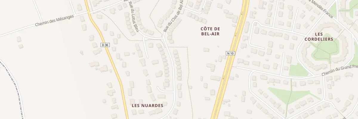 Plan du 22 Rue des Nuardes à Saint-Ouen
