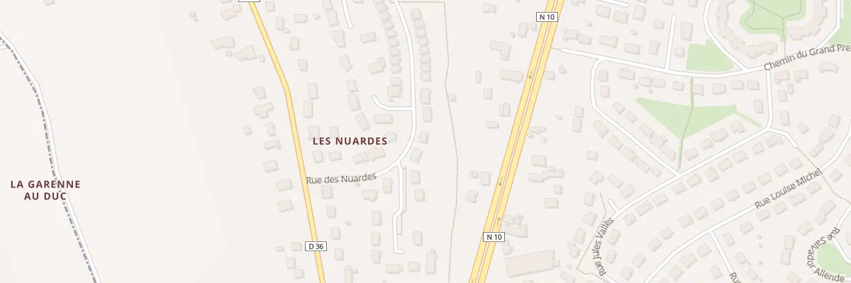 Plan du 6 Rue des Nuardes à Saint-Ouen