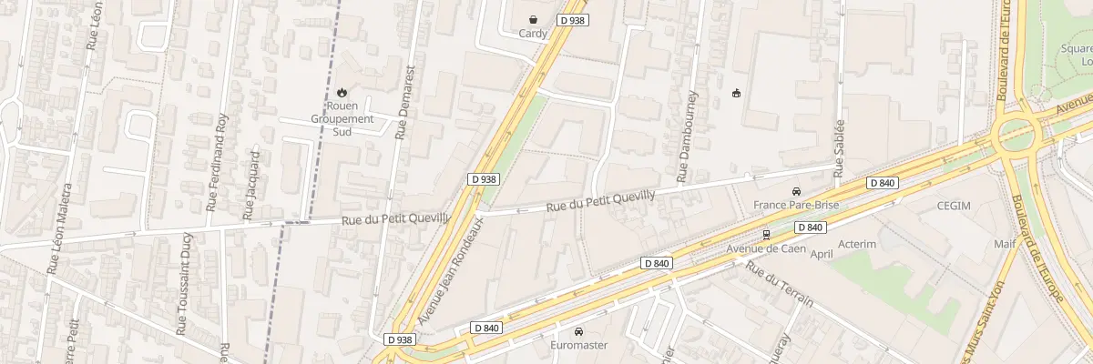 Plan du 5 Rue Florence Arthaud à Rouen