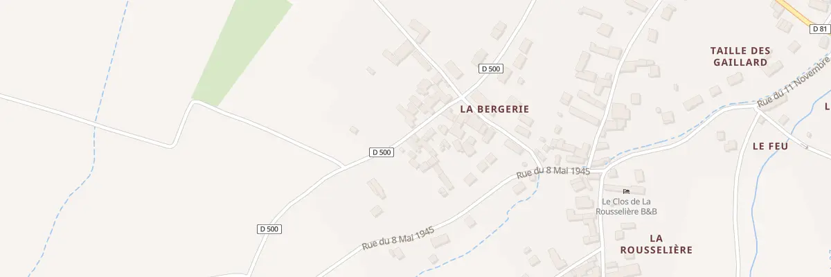 Plan du 5 Rue des Vignes à Francueil