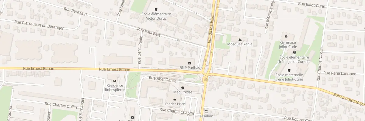 Plan du 4 Rue Ernest Renan à Saint-Étienne-du-Rouvray