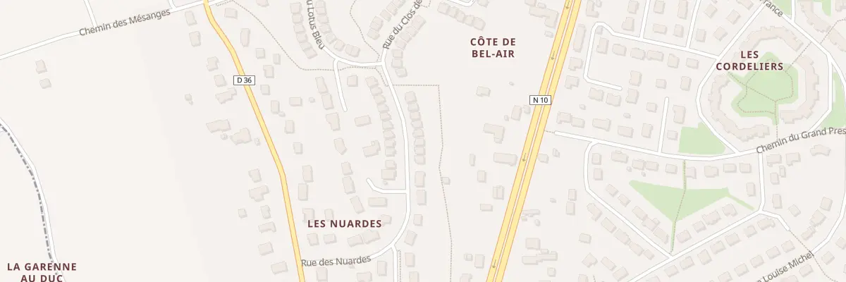 Plan du 16 Rue des Nuardes à Saint-Ouen