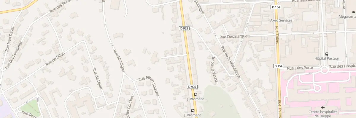 Plan du 40 Av Gambetta à Dieppe