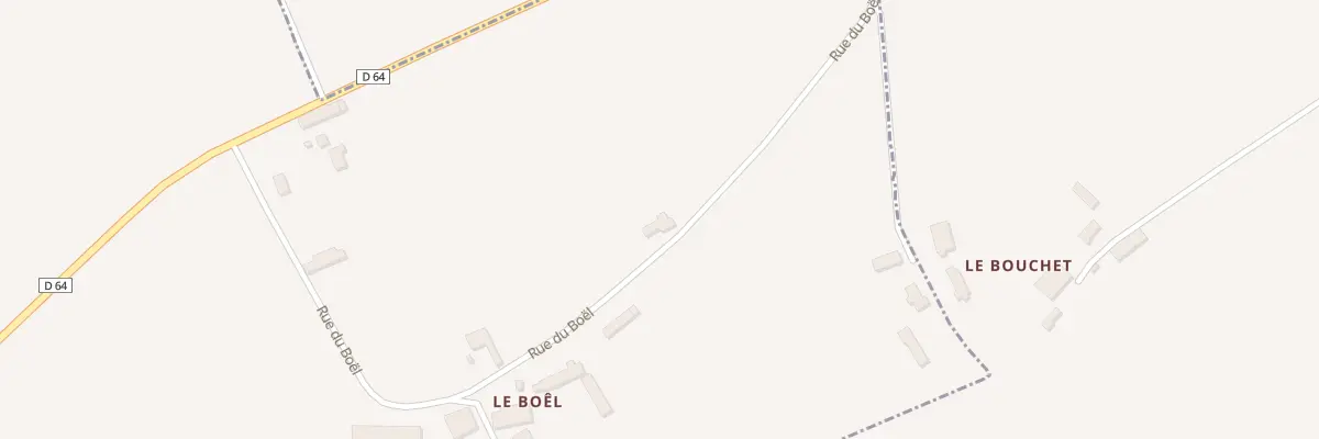 Plan du 11 Rue du Boël à Nourray