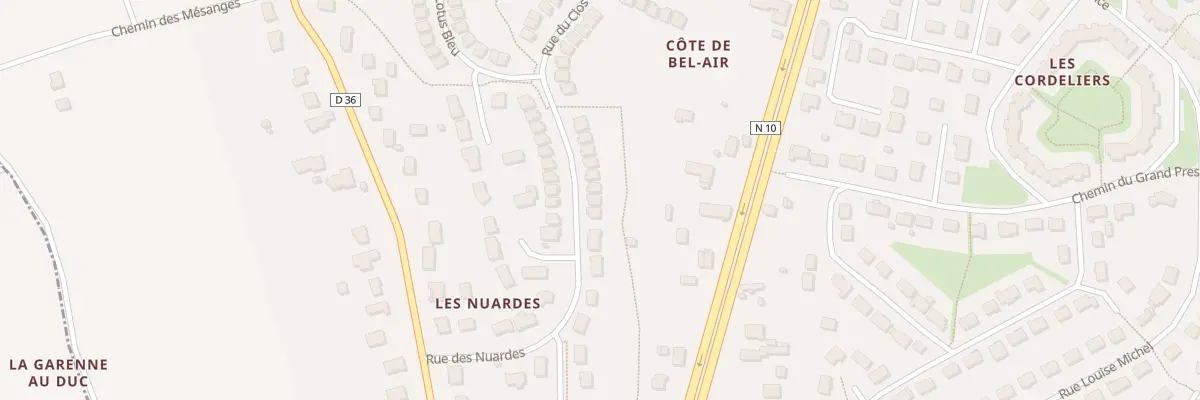 Plan du 14 Rue des Nuardes à Saint-Ouen