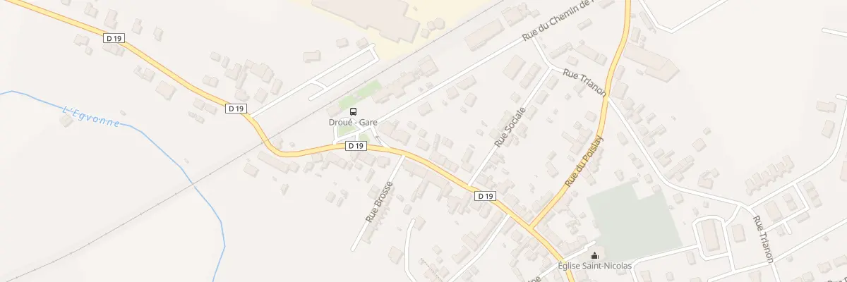 Plan du 34 Av de la Gare à Droué