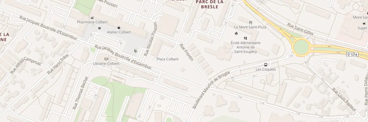 Plan du 5 Rue Frontin à Mont-Saint-Aignan