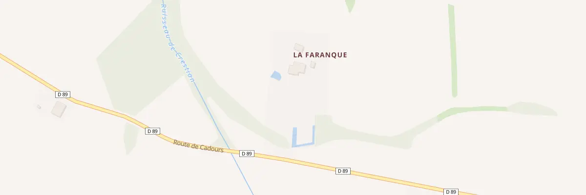 Plan du 914 Rte de Cadours à Caubiac